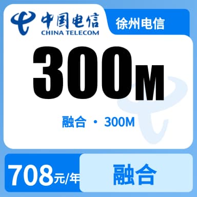 徐州电信300M融合宽带套餐原图