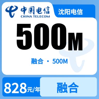 沈阳电信500M融合宽带套餐原图
