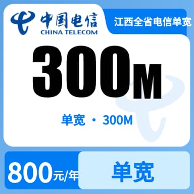 江西全省电信单宽300M800/年-3.25套餐原图